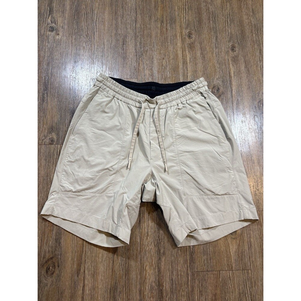 Lululemon Mens Shorts Beige Medium Ripstop M7ARQS Bowline Drawstring